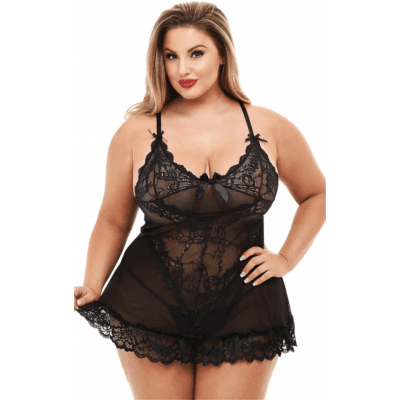 
                  
                    Mini Lace Chemise-Baci Lingerie-
                  
                