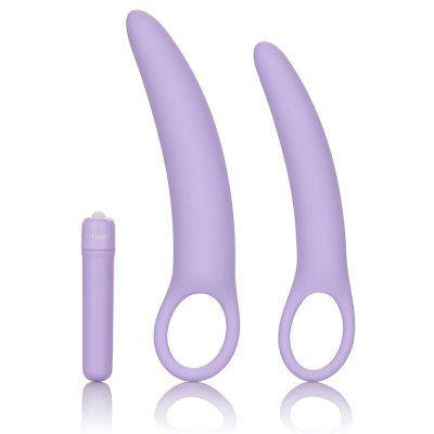 Isabelle - Set of 2 Vibrating Silicone Dilators-CalExotics-