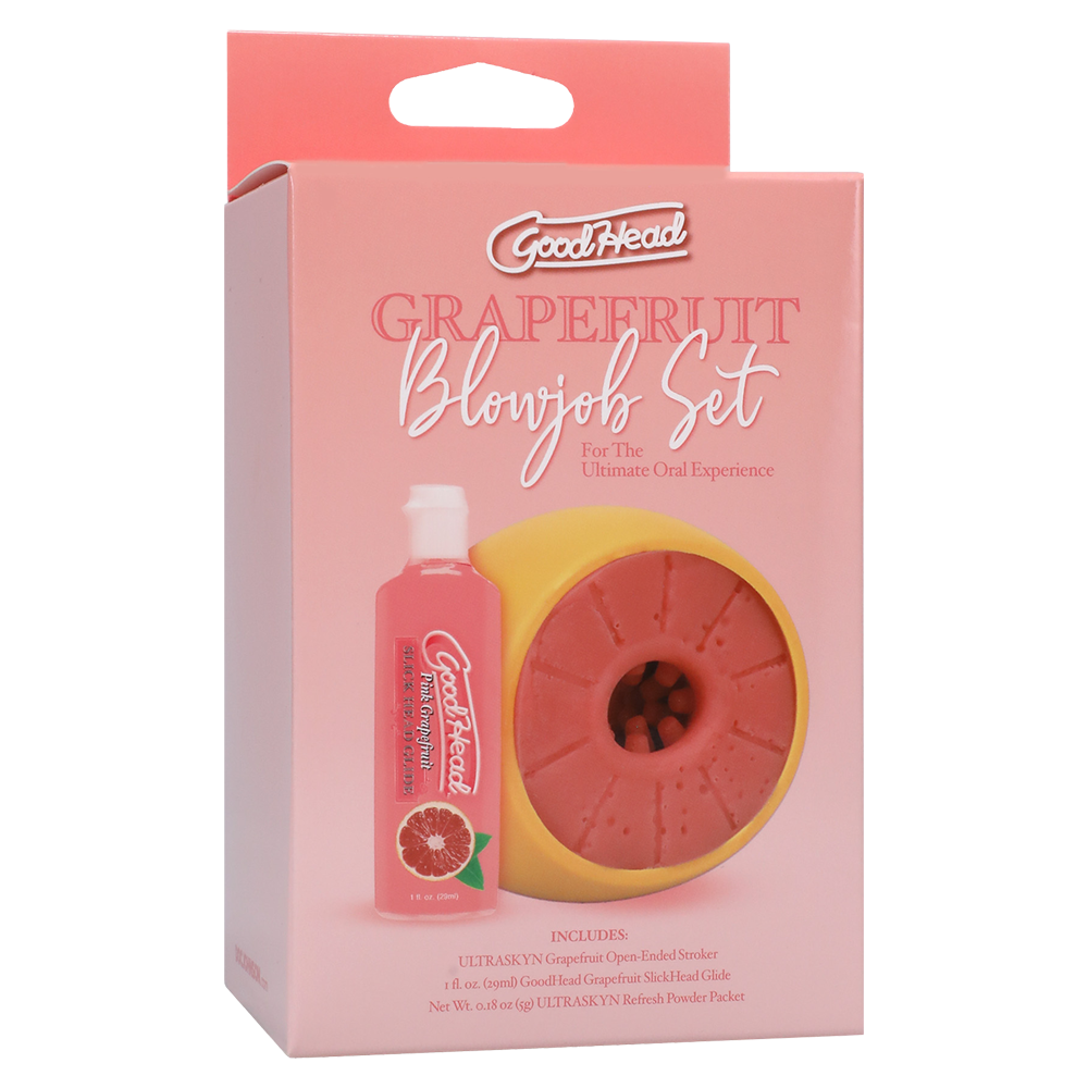 Doc Johnson - GoodHead Grapefruit Blowjob Set