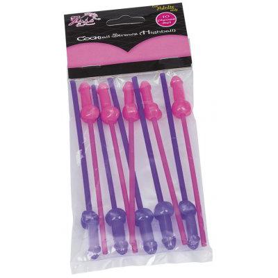 Girls Night Out - Cocktail Straws 10pcs-Outlet Sexleksaker-