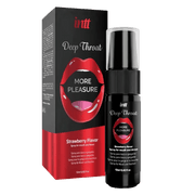 Intt - Deep Throat More Pleasure 12ml Strawberry - Outlet Sexleksaker
