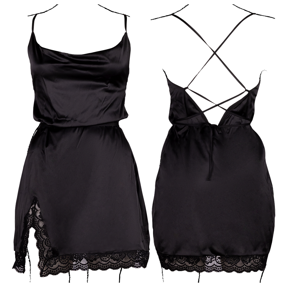 Le Désir - Amour Open Back Silk Dress