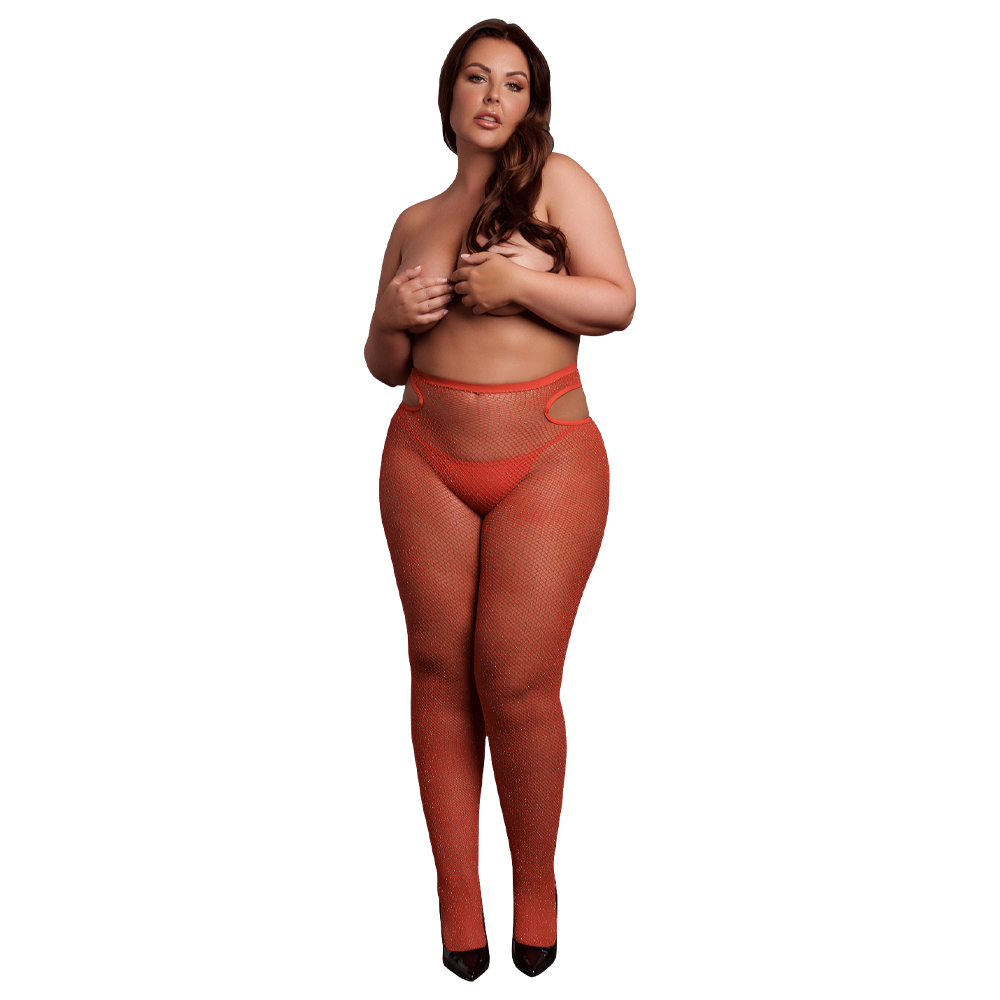 Le Désir - Shimmering Cut-Out Tights