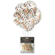 Glitterati - Penis Party Confetti Filled Balloons 6pcs-Little Genie-