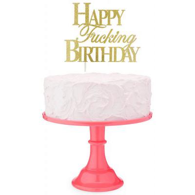 Happy Fucking Birthday Cake Topper-Little Genie-