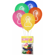 Super Fun Penis - Balloons 8pcs-Little Genie-