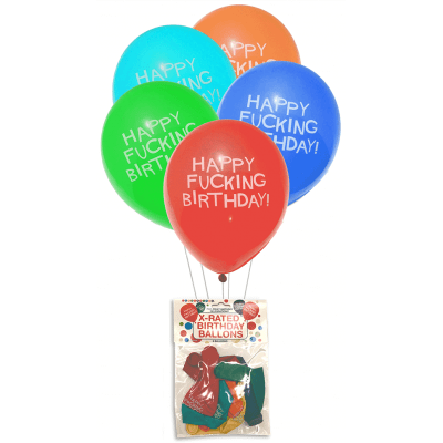 X-rated Birthday Balloons-Little Genie-