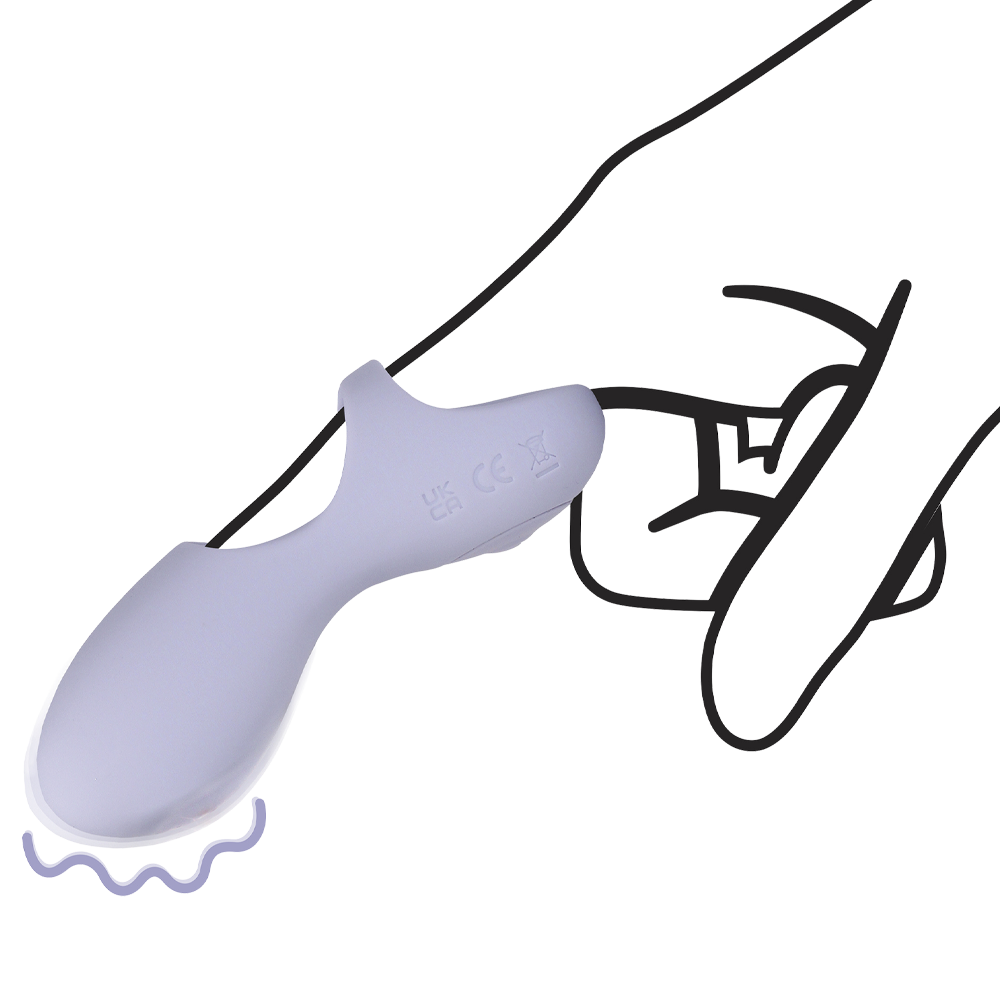 Loveline - Silicone Finger Vibrator Lavender