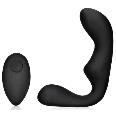 Pointed Vibrating Prostate Massager with Remote Control-Ouch!-