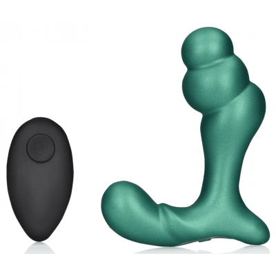 Stacked Vibrating Prostate Massager with Remote Control-Ouch!-