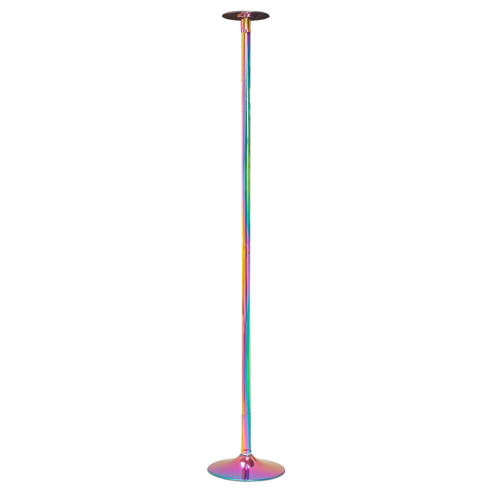 Power Pole Pro - Rainbow Chrome Dance Pole - Outlet Sexleksaker