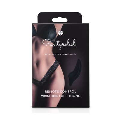 Remote Control Vibrating Lace Thong-Pantyrebel-