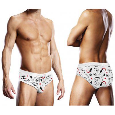 Prowler - Swim Brief Puppie Print-Prowler-