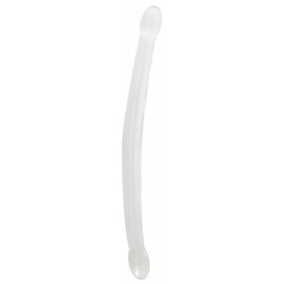 Crystal Clear Double Dildo 17"-RealRock-