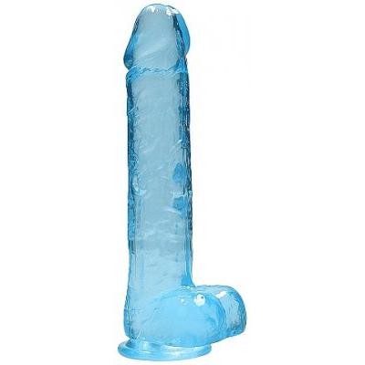 Crystal Clear Dildo 9"-RealRock-