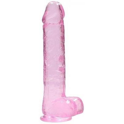 
                  
                    Crystal Clear Dildo 9"-RealRock-
                  
                