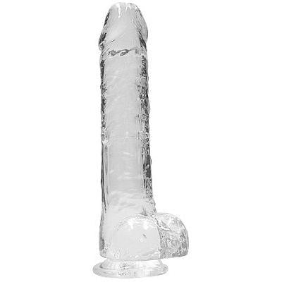 Crystal Clear Dildo 9"-RealRock-