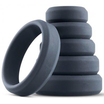 Wide Cock Ring Set 6-piece-Boners-