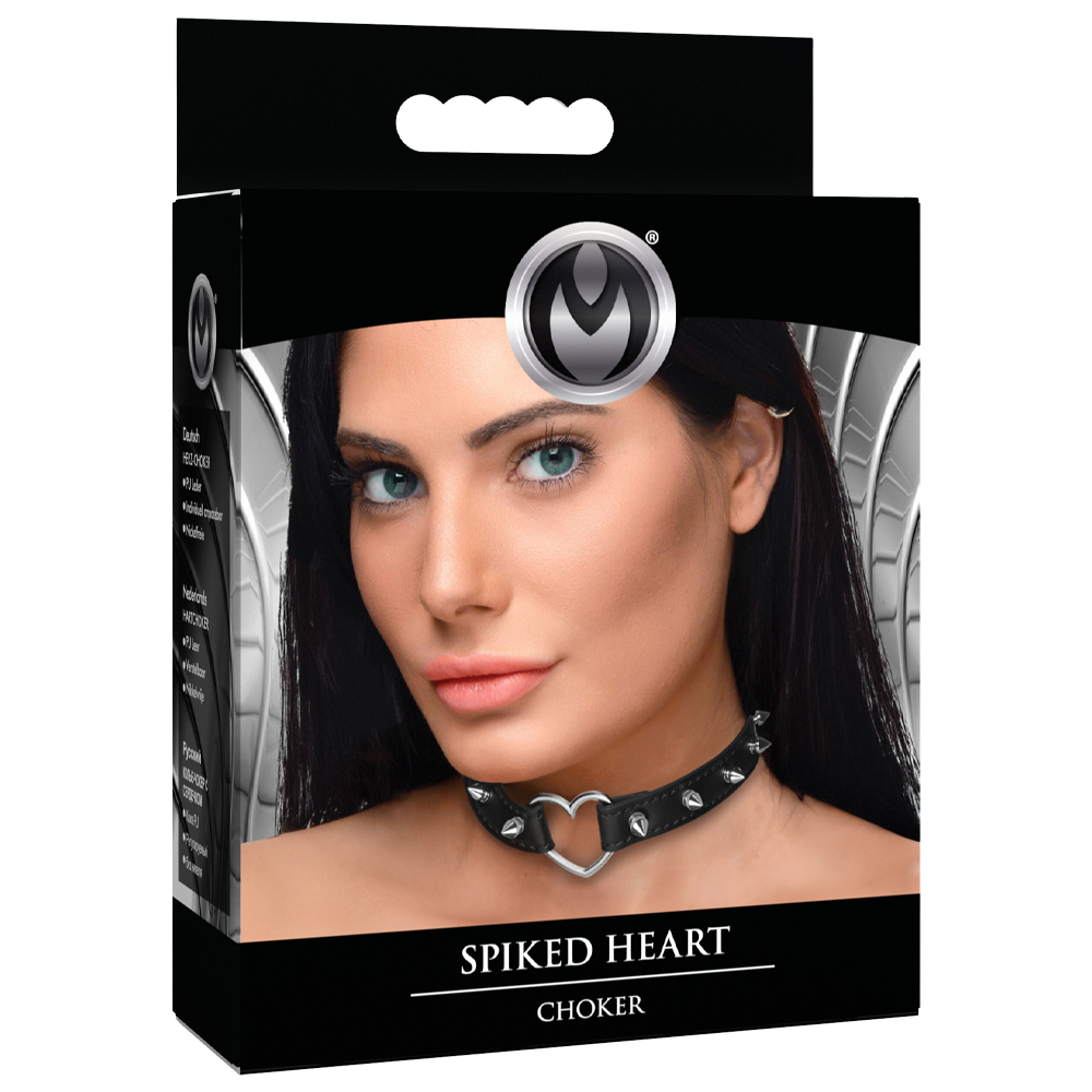 XR Brands - Master Series Spiked Heart Choker