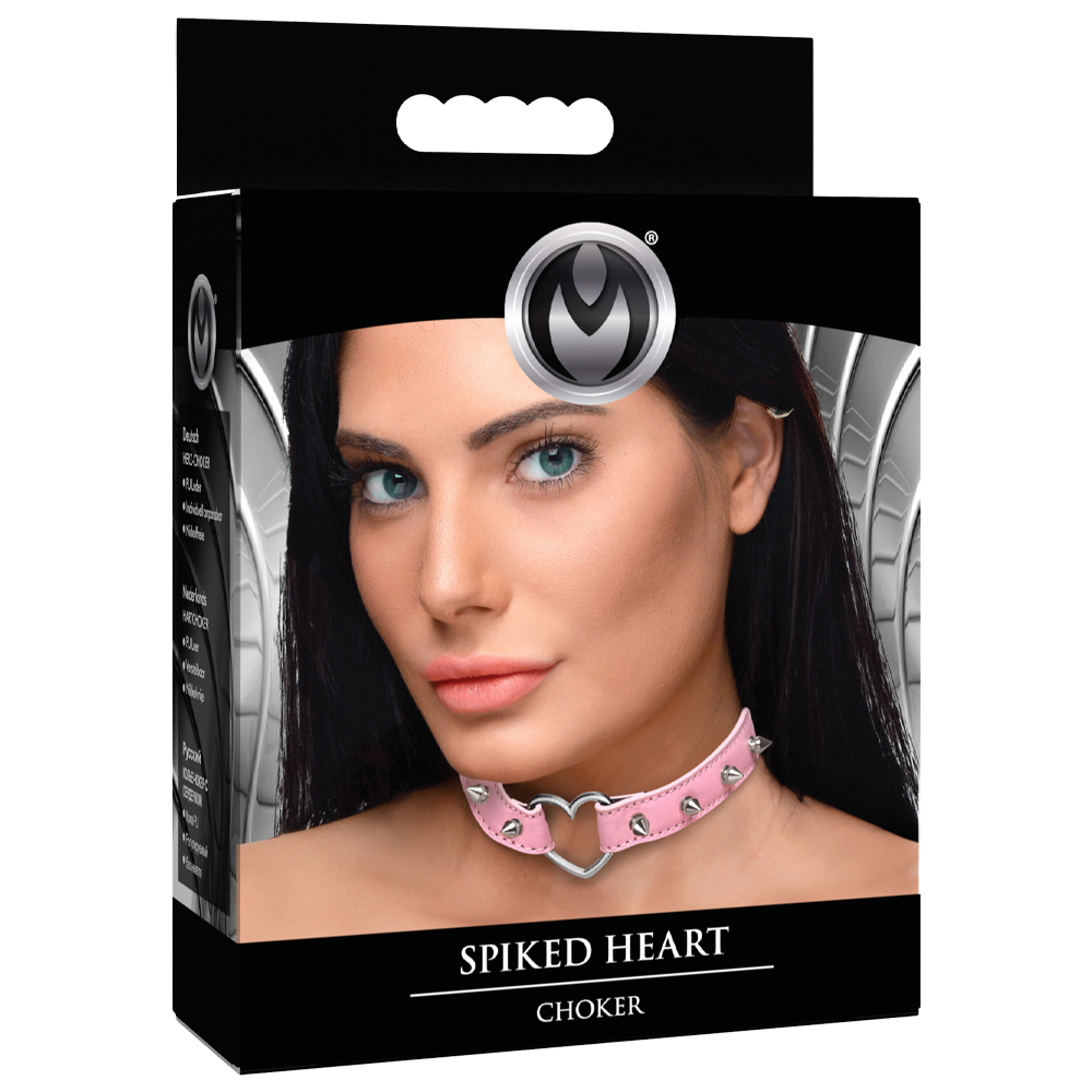 XR Brands - Master Series Spiked Heart Choker