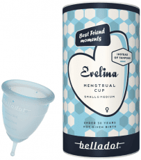 Belladot Evelina menskopp istället för tampong binda mensskydd billig prissänkt prisnedsatt prisvärd rabatterad sänkt reducerat