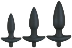 Black Velvets Vibrating Plug liten mindre mellan lagom stor större vibrerande anal plugg billig prissänkt prisnedsatt prisvärd r