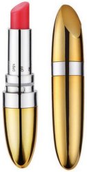Gold Lipstick Vibe billig klitoris läppstift liten diskret snygg vibrator billig prissänkt prisnedsatt prisvärd rabatterad sänkt