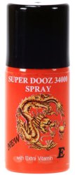 Super Dooz 34000 Spray 45ml fördröjning bedövande för penis kuken ollonet hålla längre under sex samlag inte komma för snabbt bi