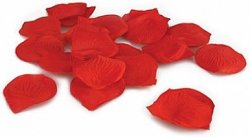 Touché Rose Petals romantiska fina vackra ros blad i plast återanvändningsbara återbrukbara billig prissänkt prisnedsatt prisvär