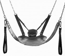 XR Brands Extreme Sling bondage BDSM sex knull gunga i läder billig prissänkt prisnedsatt prisvärd rabatterad sänkt reducerat pr