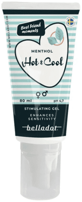 Belladot Menthol Hot & Cool Stimulating Gel 80ml värmande kylande varm kall upphetsande lusthöjande intim gel billig prissänkt p
