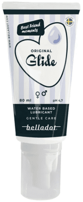 Belladot Original Glide Water Based Lubricant 80ml tunt bra långvarigt vatten baserat glidmedel billig prissänkt prisnedsatt pri
