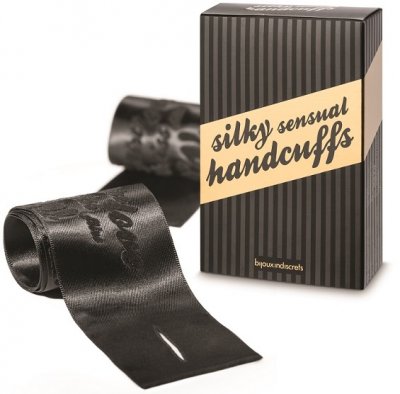 Bijoux Indiscrets Silky Sensual Handcuffs silkes band binda händer fötter bondage bdsm billig prissänkt prisnedsatt prisvärd rab