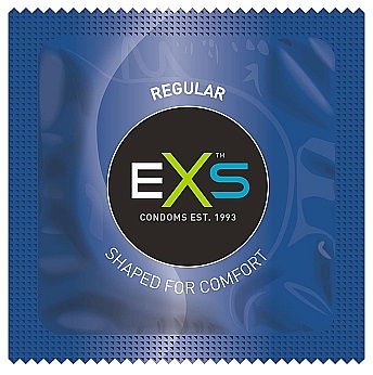 EXS Regular vanlig standard latex kondom billig prissänkt prisnedsatt prisvärd rabatterad sänkt reducerat pris erbjudande rea ra