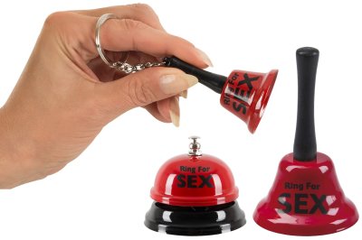 Ring For Sex roligt lustig skojig bell ring klocka med handtag plinga nyckelring billig prissänkt prisnedsatt prisvärd rabattera