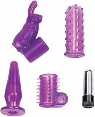 Seven Creations 4play Mini Couples Kit för par analplugg klitoris vibrator kanin billig prissänkt prisnedsatt prisvärd rabattera