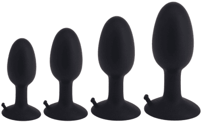 Seven Creations Roll Play anal anus plugg med sug propp kopp stimulerande kula silikon billig prissänkt prisnedsatt prisvärd rab