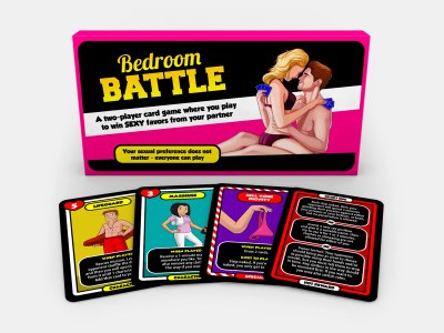 Tingletouch Bedroom Battle erotiskt förföriskt romantiskt roligt sexigt kort spel för vuxna öka lusten tända gnistan billig pris